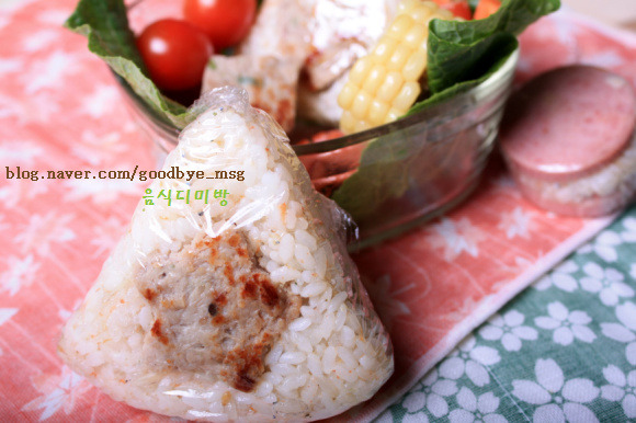 간단한 떡갈비 <삼각 주먹밥>