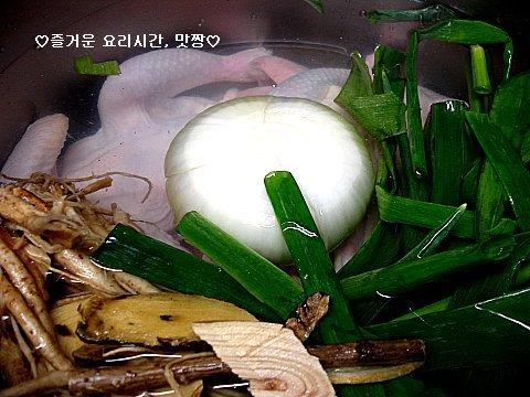 쉽게 만들어 먹는 닭곰탕, 닭찹쌀밥