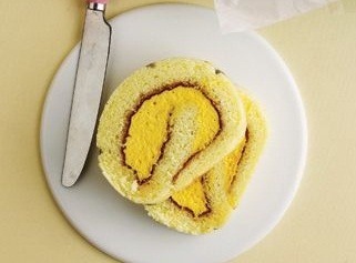단호박 롤케이크