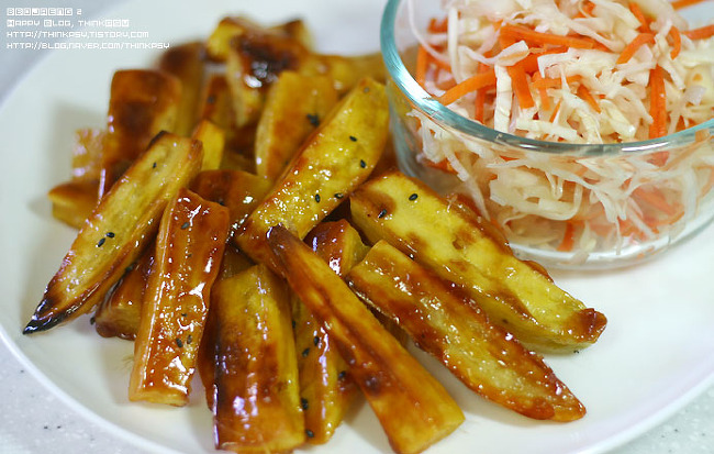 밤조림시럽을 이용한 고구마빠스