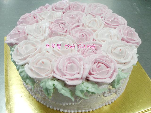 케이크만들기-오월엔 장미를~선물용 장미꽃다발 버터케이크!