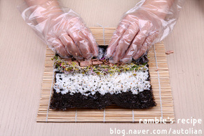 참치김밥으로 예쁜 소풍도시락 만들기