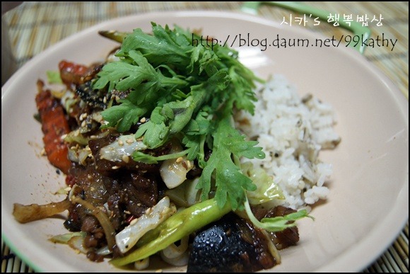 먹다남은 삼겹살 맛나게 처리하기...<돼지찌개와 삼겹조림덮밥>