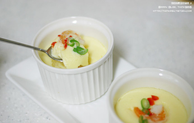 부드러운 일식 계란찜