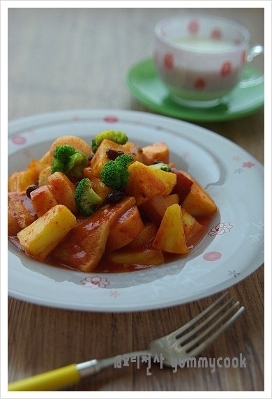 과일떡볶이 이미지