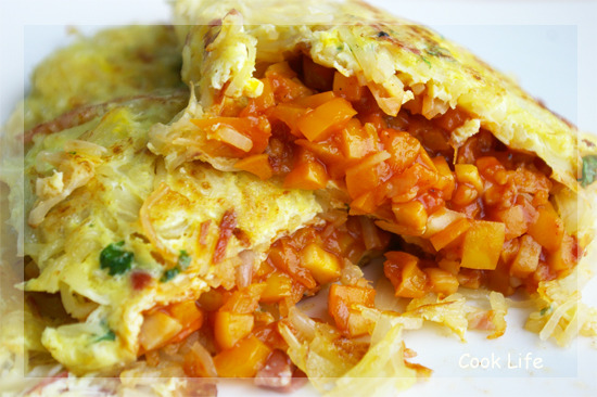 반찬 겸 한끼식사로 딱인 치즈계란감자오믈렛 + 응용편