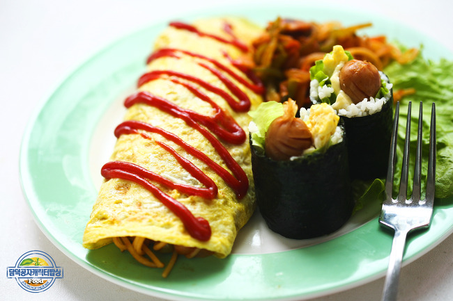 김밥꽁지 이미지